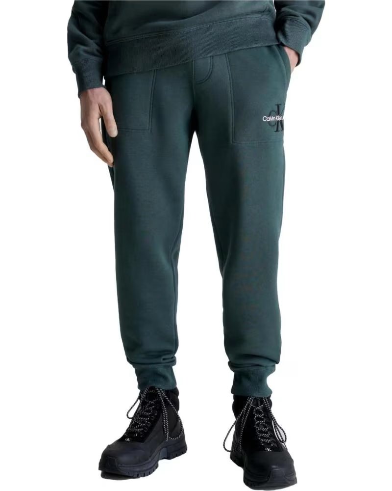 CALVIN KLEIN CALVIN KLEIN PANTALÓN JOGGER DE ALGODÓN PARA HOMBRE EN VERDE VERDE