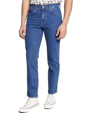 WRANGLER VAQUEROS RECTOS DE ALGODÓN PARA HOMBRE WRANGLER AZUL