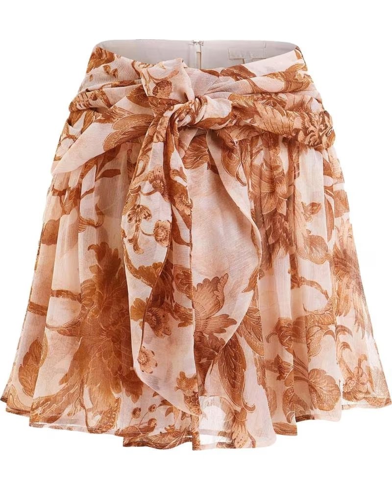 GUESS GUESS WOMEN´S BROWN SKIRT MARRON