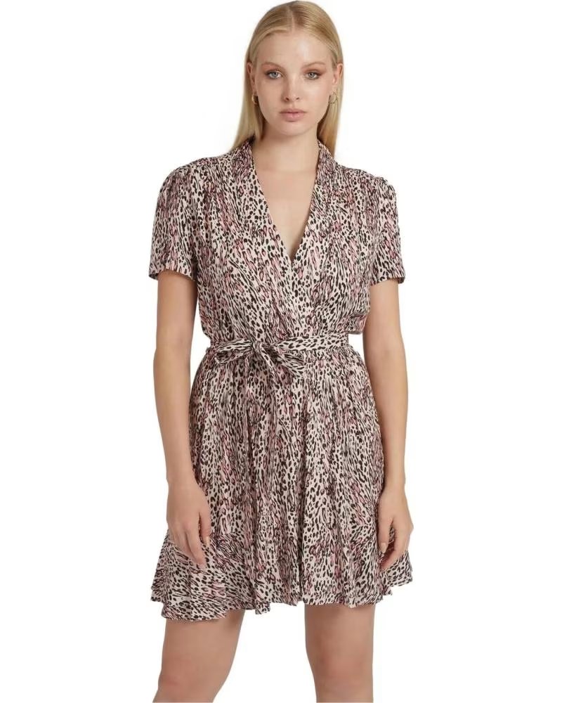 GUESS GUESS WICKELKLEID MIT PRINT FÜR DAMEN MULTICOLOR