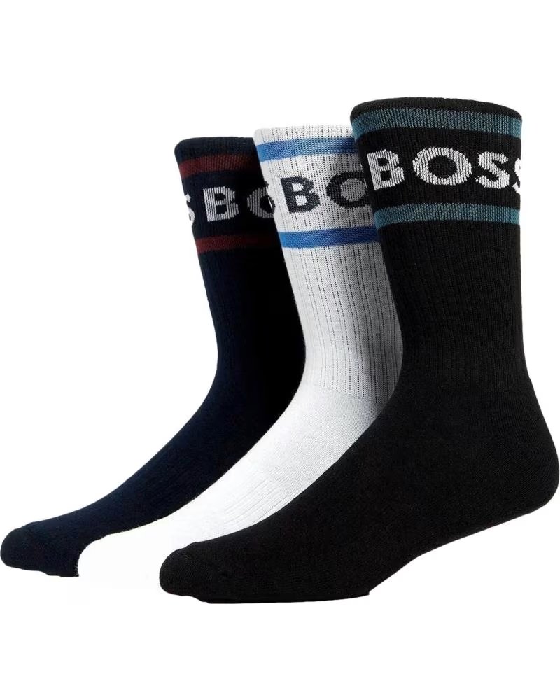 HUGO BOSS HUGO BOSS MEN´S SOCKS (3-PACK) MULTICOLOR