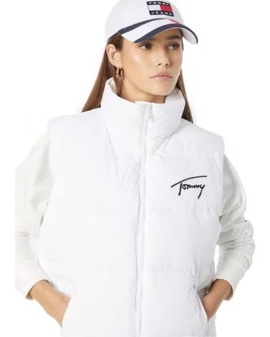 TOMMY JEANS CHALECO ACOLCHADO TOMMY JEANS PARA MUJER BLANCO