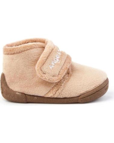 Hausschuhe für Mädchen und Junge ANGELITOS PANTUFLA INFANTIL 130 CAMEL