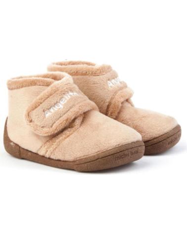 Hausschuhe für Mädchen und Junge ANGELITOS PANTUFLA INFANTIL 130 CAMEL