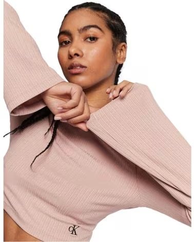 CALVIN KLEIN TOP DE JEANS CALVIN KLEIN PARA MUJER ROSA