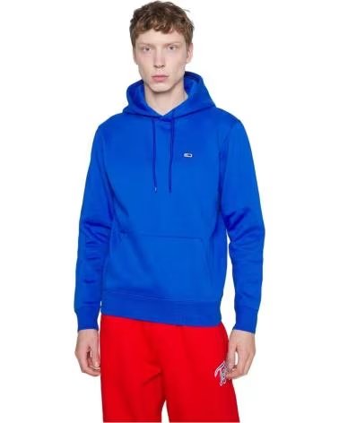 TOMMY JEANS FELPA CON CAPPUCCIO TOMMY JEANS DA UOMO AZUL