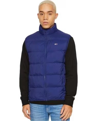 TOMMY JEANS TOMMY JEANS NAVY PADDED VEST FOR MEN AZUL