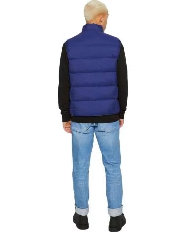 TOMMY JEANS TOMMY JEANS NAVY PADDED VEST FOR MEN AZUL