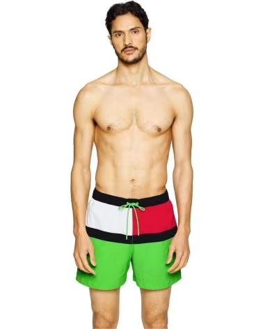 TOMMY HILFIGER MAILLOT DE BAIN TOMMY HILFIGER POUR HOMME EN VERT VERDE
