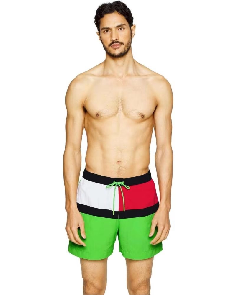 TOMMY HILFIGER MAILLOT DE BAIN TOMMY HILFIGER POUR HOMME EN VERT VERDE