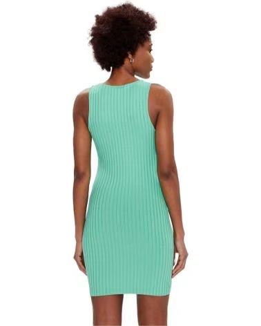 ROBE EN TRICOT AJUSTÉE CALVIN KLEIN POUR FEMME VERDE