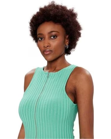 ROBE EN TRICOT AJUSTÉE CALVIN KLEIN POUR FEMME VERDE