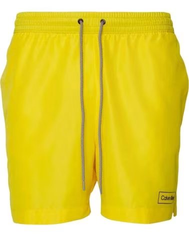 CALVIN KLEIN CALVIN KLEIN KURZE BADEHOSE FÜR HERREN, GELB AMARILLO