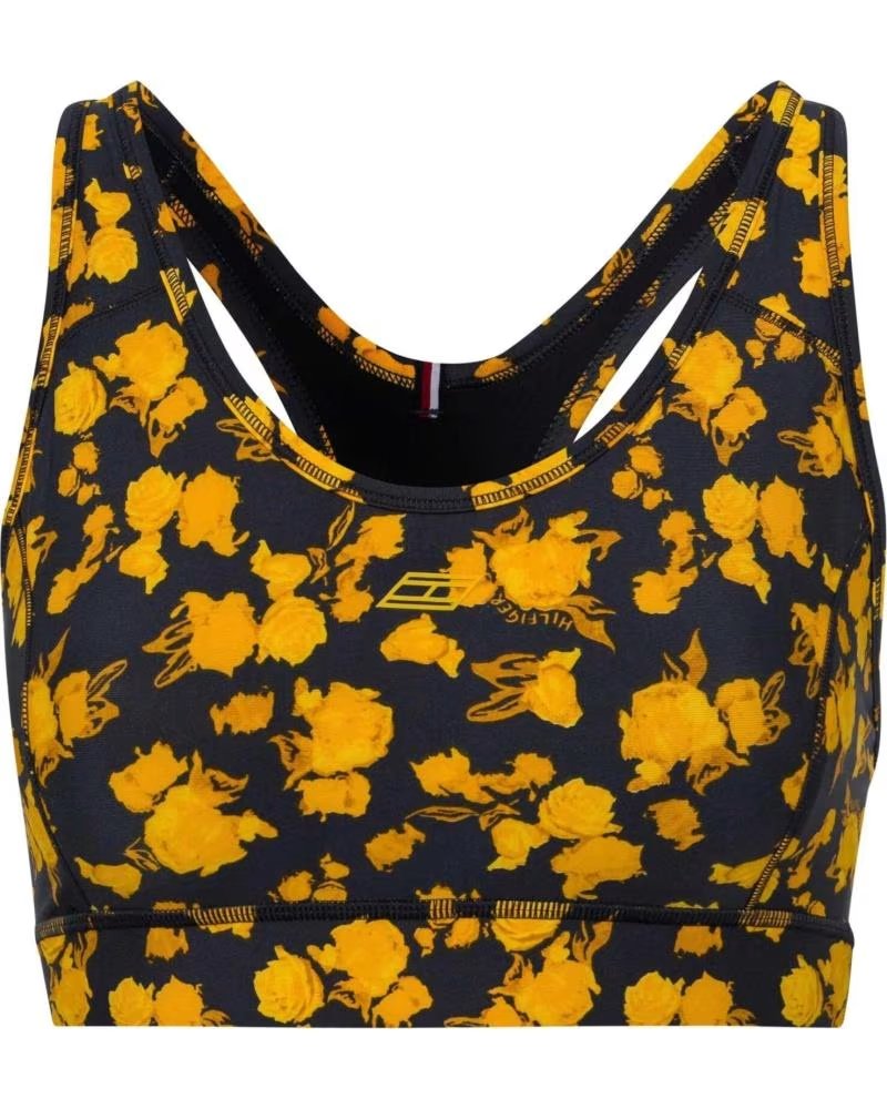 TOMMY HILFIGER TOP ESPORTIVO ESTAMPADO FLORAL TOMMY HILFIGER FEMININO MULTICOLOR