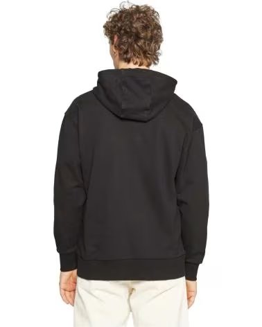 TOMMY JEANS FELPA CON CAPPUCCIO TOMMY JEANS DA UOMO NEGRO