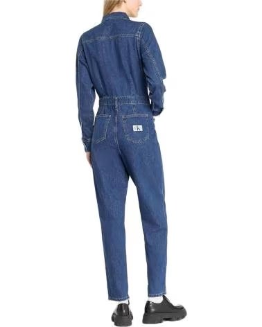CALVIN KLEIN MACACÃO JEANS FEMININO CALVIN KLEIN AZUL