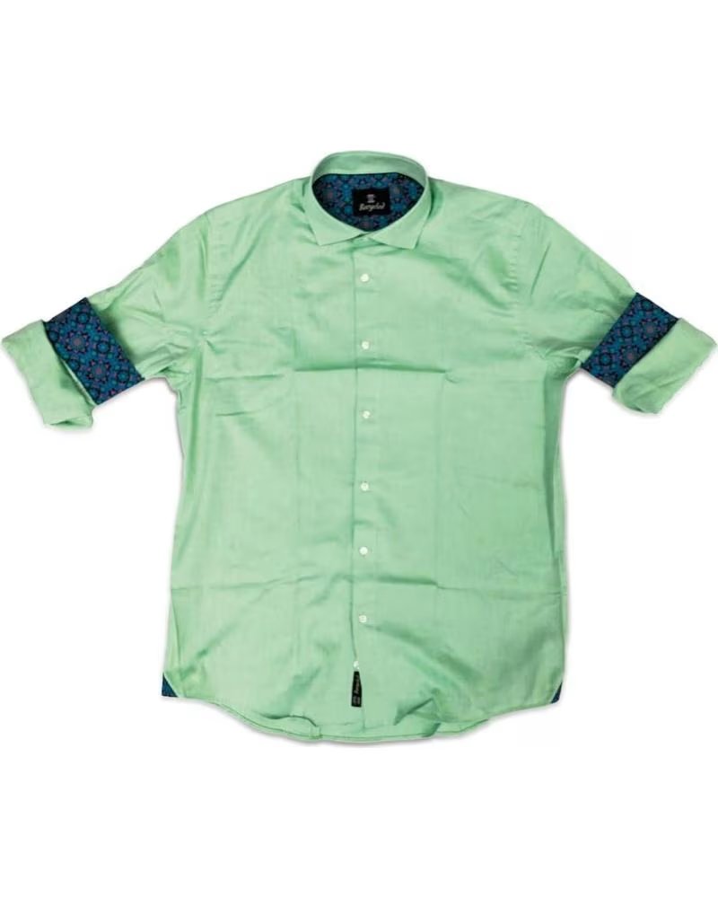 RECYCLED ART WORLD CAMISA MASCULINA RECYCLED ART WORLD VERDE VERDE