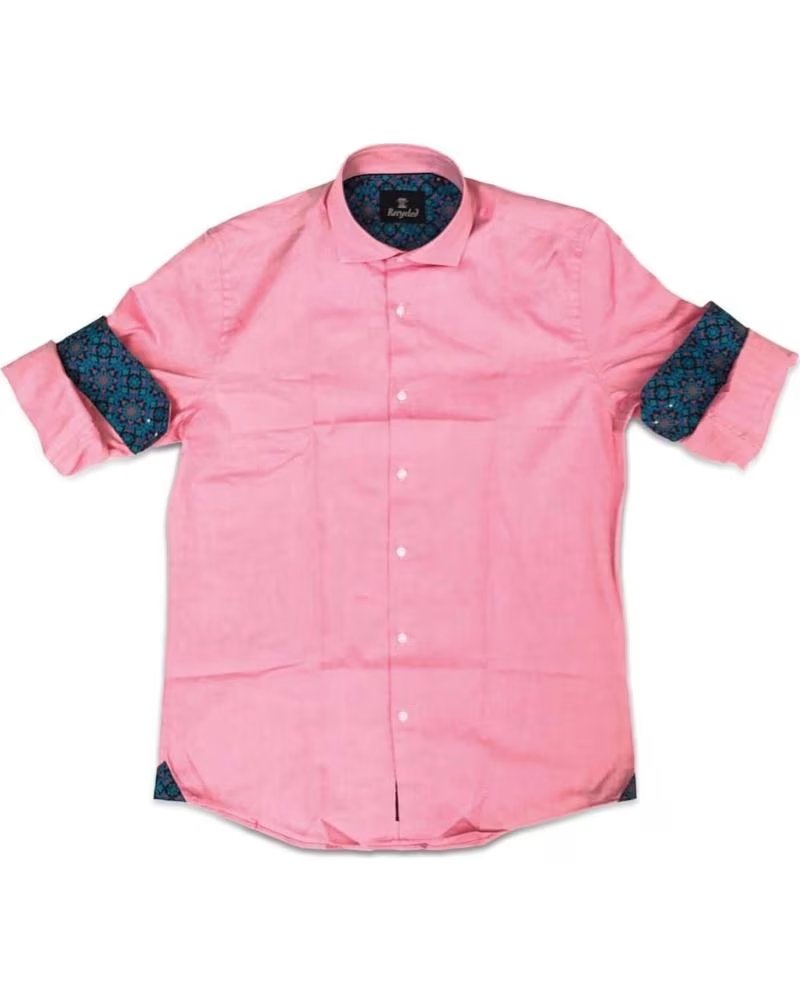 RECYCLED ART WORLD CAMISA DE MANGA CURTA RECYCLED ART WORLD MASCULINA ROSA