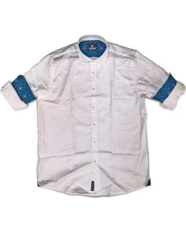RECYCLED ART WORLD CAMISA DE MANGA CURTA RECYCLED ART WORLD MASCULINA BLANCO
