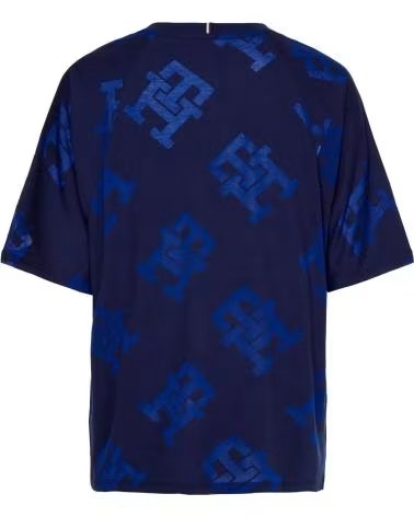 TOMMY HILFIGER CAMISETA DE MANGA CORTA EN PARA MUJER AZUL