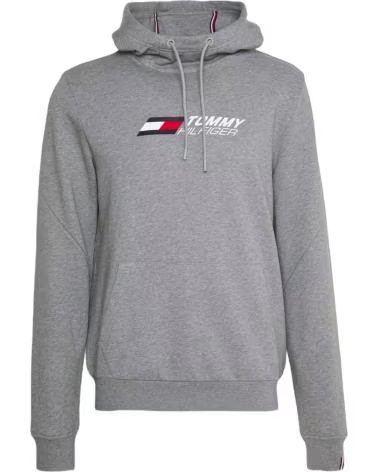 TOMMY HILFIGER SUDADERA CON CAPUCHA TOMMY HILFIGER PARA HOMBRE GRIS