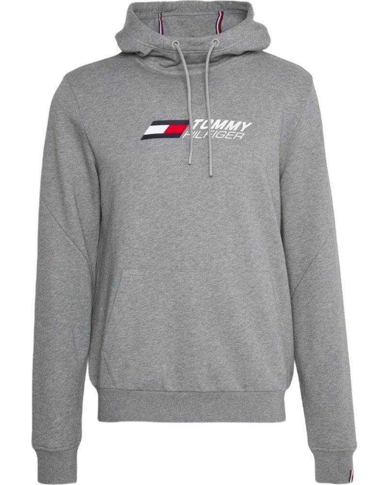 TOMMY HILFIGER SUDADERA CON CAPUCHA TOMMY HILFIGER PARA HOMBRE GRIS