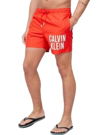 CALVIN KLEIN COSTUME DA BAGNO CALVIN KLEIN DA UOMO ROSSO ROJO