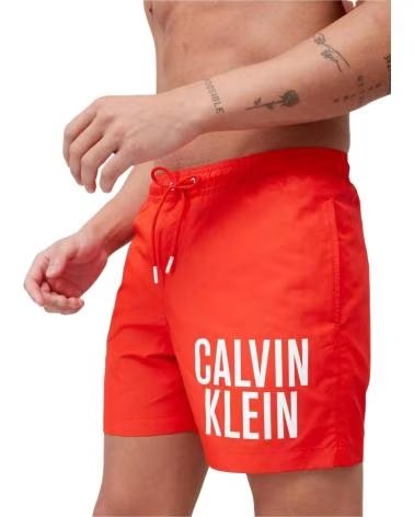 CALVIN KLEIN COSTUME DA BAGNO CALVIN KLEIN DA UOMO ROSSO ROJO