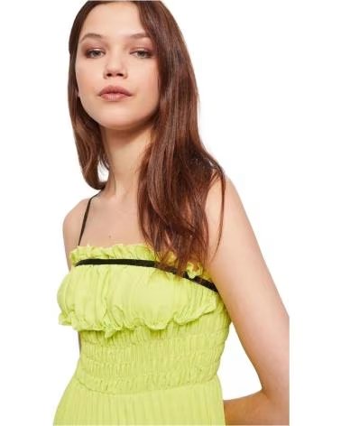 DENNY ROSE ABITO LUNGO VERDE CON VOLANT DENNY ROSE VERDE