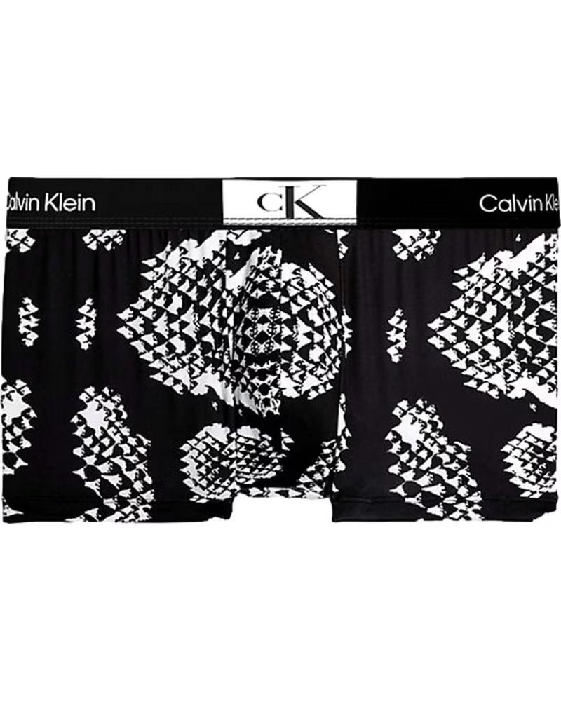 CALVIN KLEIN BOXER CALVIN KLEIN MASCULINO PRETO COM ESTAMPA NEGRO