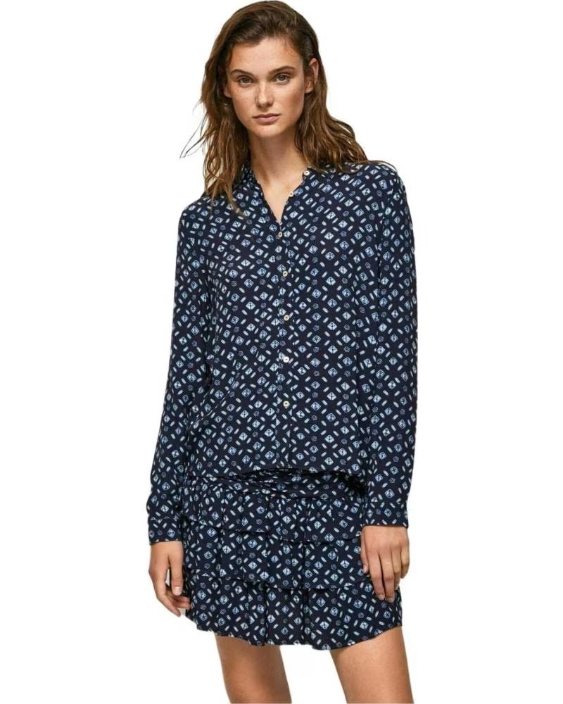 PEPE JEANS PEPE JEANS DAMENHEMD MIT GEOMETRISCHEM AUFDRUCK MULTICOLOR