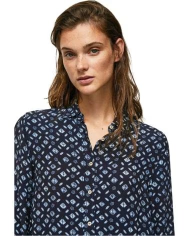 PEPE JEANS PEPE JEANS DAMENHEMD MIT GEOMETRISCHEM AUFDRUCK MULTICOLOR