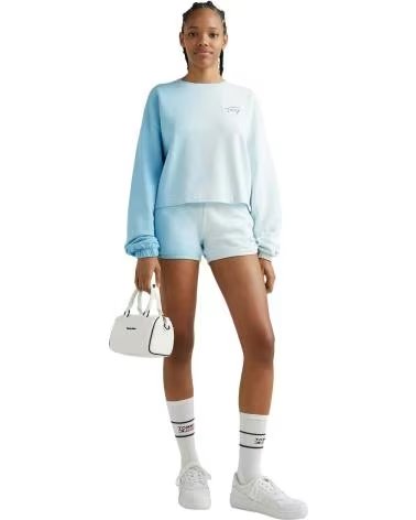 TOMMY JEANS SWEATSHIRT CURTA COM LOGÓTIPO AZUL