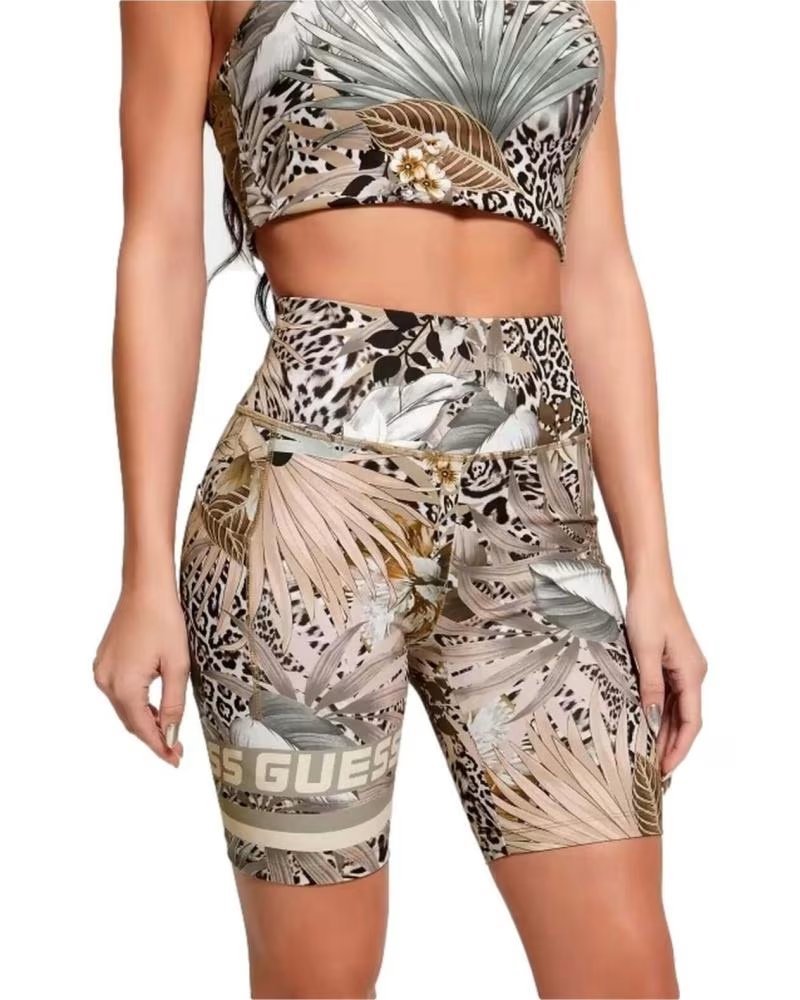GUESS GUESS WOMEN´S PRINTED CYCLING SHORTS MULTICOLOR