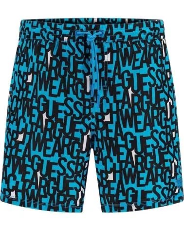 GUESS BAÑADOR GUESS PARA HOMBRE CON ESTAMPADO DE LOGO AZUL