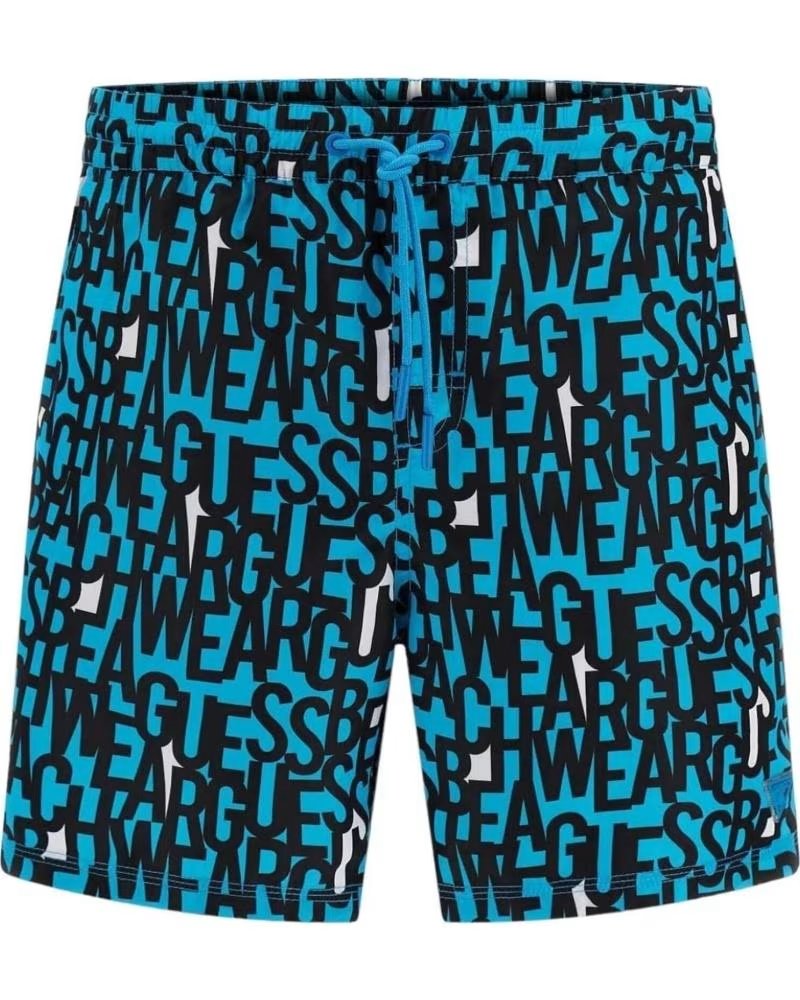 GUESS BAÑADOR GUESS PARA HOMBRE CON ESTAMPADO DE LOGO AZUL