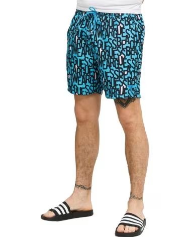 GUESS BAÑADOR GUESS PARA HOMBRE CON ESTAMPADO DE LOGO AZUL