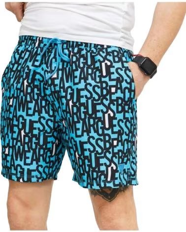 GUESS BAÑADOR GUESS PARA HOMBRE CON ESTAMPADO DE LOGO AZUL