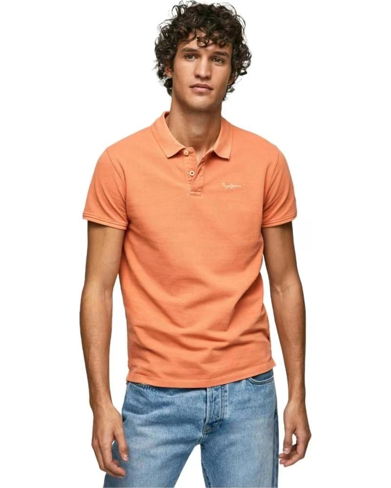 PEPE JEANS POLO DE MANGA CORTA PEPE JEANS PARA HOMBRE NARANJA