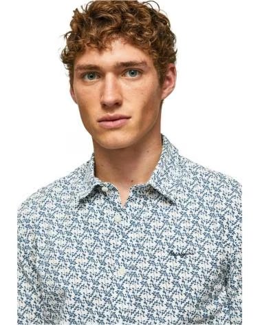 PEPE JEANS PEPE JEANS LANGARMHEMD MIT PRINT FÜR HERREN BLANCO