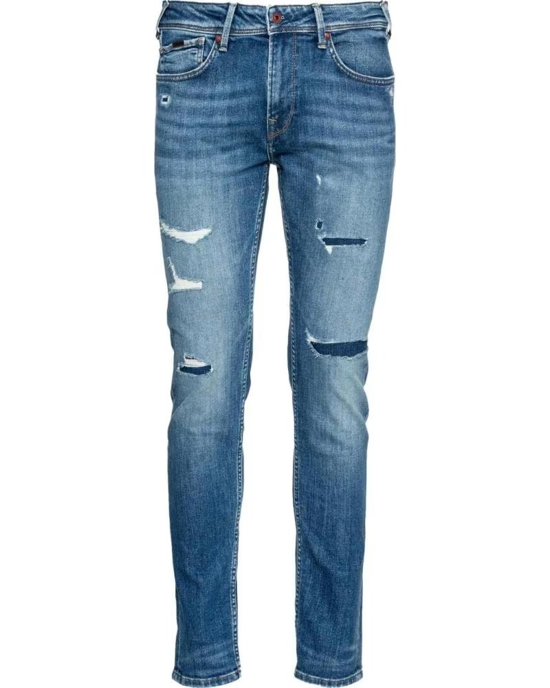 PEPE JEANS PEPE JEANS JEANS UOMO SLIM FIT USATI BLU AZUL