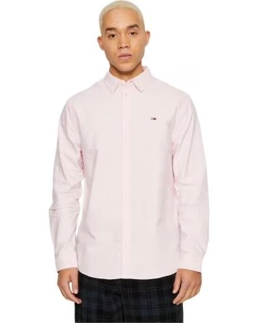 TOMMY JEANS TOMMY JEANS LANGARMHEMD FÜR HERREN ROSA