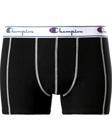CHAMPION CHAMPION BLACK BOXER BRIEFS FOR MEN NEGRO