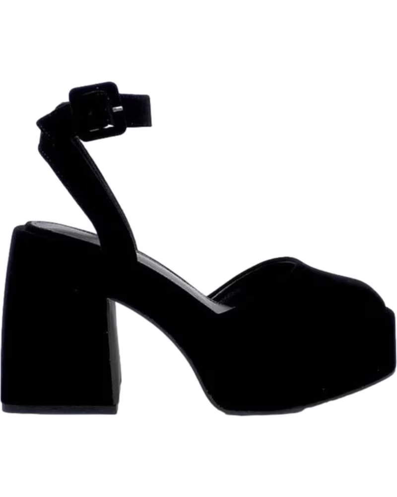 MIM SANDALIAS DE TACON EN PARA MUJER NEGRO