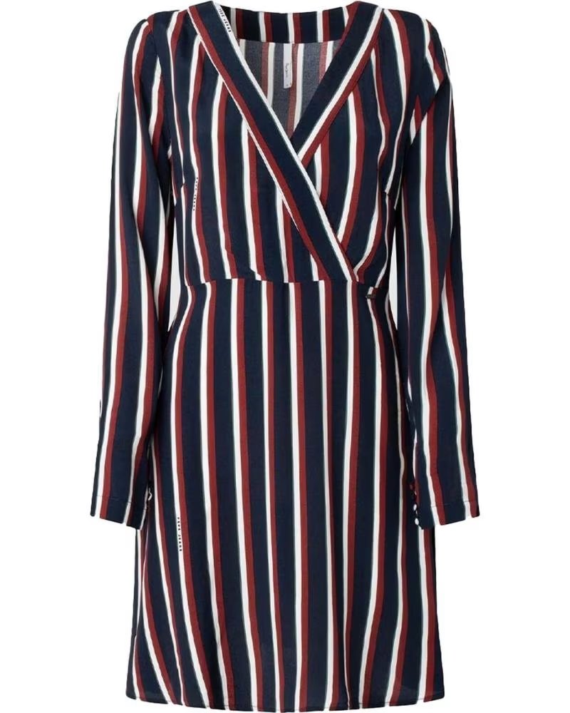 PEPE JEANS VESTIDO ENVELOPE LISTRADO FEMININO PEPE JEANS MULTICOLOR