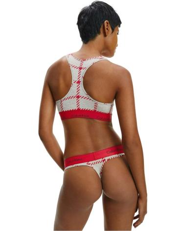 CALVIN KLEIN BIKINI COMPLETO EN PARA MUJER MENS WINDOW PANEGREY HEATHER