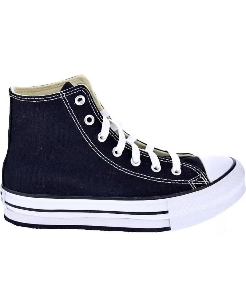 CONVERSE SAPATOS DE LONA HIGH TOP CHUCK TAYLOR ALL STAR LIFT PLATFORM NEGRO