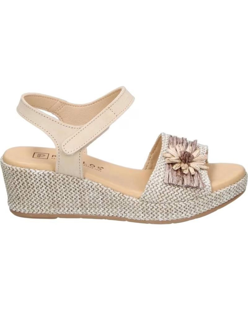 PITILLOS Sandalias 080-11262 en plateado para mujer NATURAL