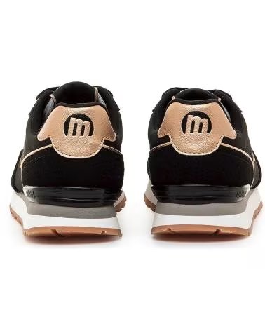 ZAPATILLAS MTNG JOGGO CLASSIC Z261006090901 EN NEGRO CON DETALLES ORO ROSA