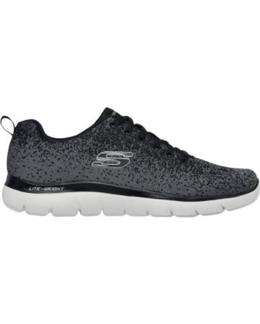 SKECHERS ZAPATILLAS SKECHERS SUMMITS WARRICK HOMBRE NEGRO-GRIS BKW NEGR-GRIS